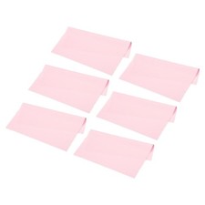 Microfiber Cleaning Cloth 6" x 6" Soft for Camera Lens Eyeglasses Pink 20pcs
