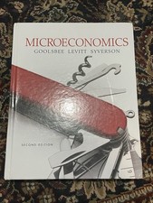 Microeconomics Hardcover Chad, Levitt, Steven, Goolsbee, Austan S 2nd Edition
