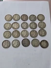 ROLL OF 20 Barber Silver Half Dollars, Mixed DATES #1127