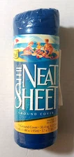 New! The Neat Sheet 57" x 77" Single Roll Ground Cover Blue Beach Picnic Pool
