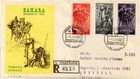 Spanish Sahara 1963 Edifil 217/19 Pro Childrens Fauna really circulated (6132)