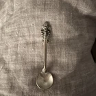 Antique  Grande Baroque by Wallace Sterling Silver Salt Spoon (2.25")