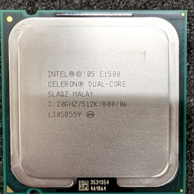 New, Intel, HH80557PG049DS LAQZ, CPU Celeron E1500 Dual Core 2.2GHz, LGA775