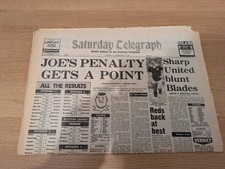 1981-82 Saturday Telegraph - Sheffield Wed v Grimsby/Scunthorpe v Sheffield Utd