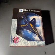 Sky Pilot Navy F4 military airplane with stand by New-Ray Toys