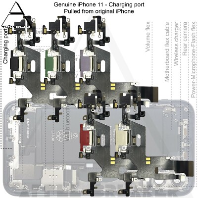 Genuine Original Apple iPhone 11 Charging Port Flex UK