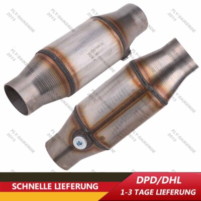 2pcs 200 Zellen Katalysator Euro 4 Metall 101mm E Prüfzeichen E9 103R 63.5MM