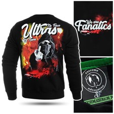 Sweatshirt Pullover Jumper Hooligans Ultras Fans Pyro Fanatics Schwarz