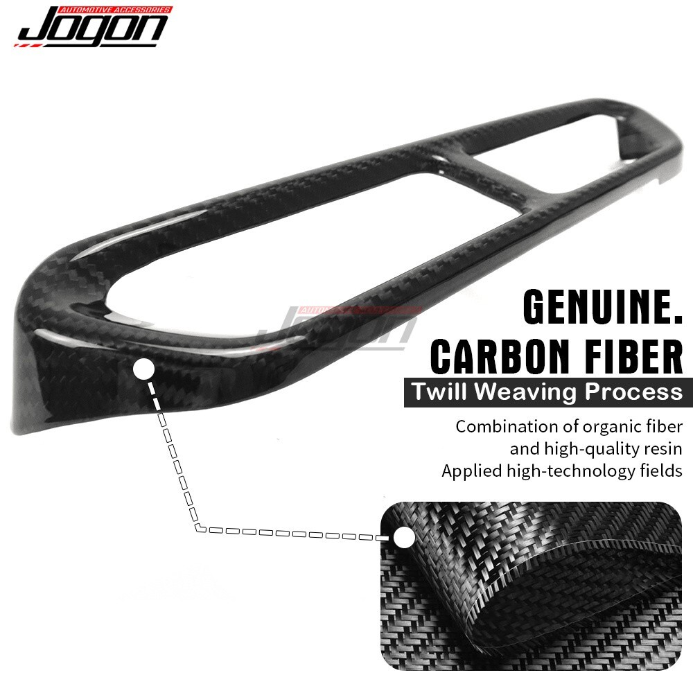 Real Carbon Fiber Console AC Vent Intake Outlet Trim For Lotus Emira V6 i4 2023+