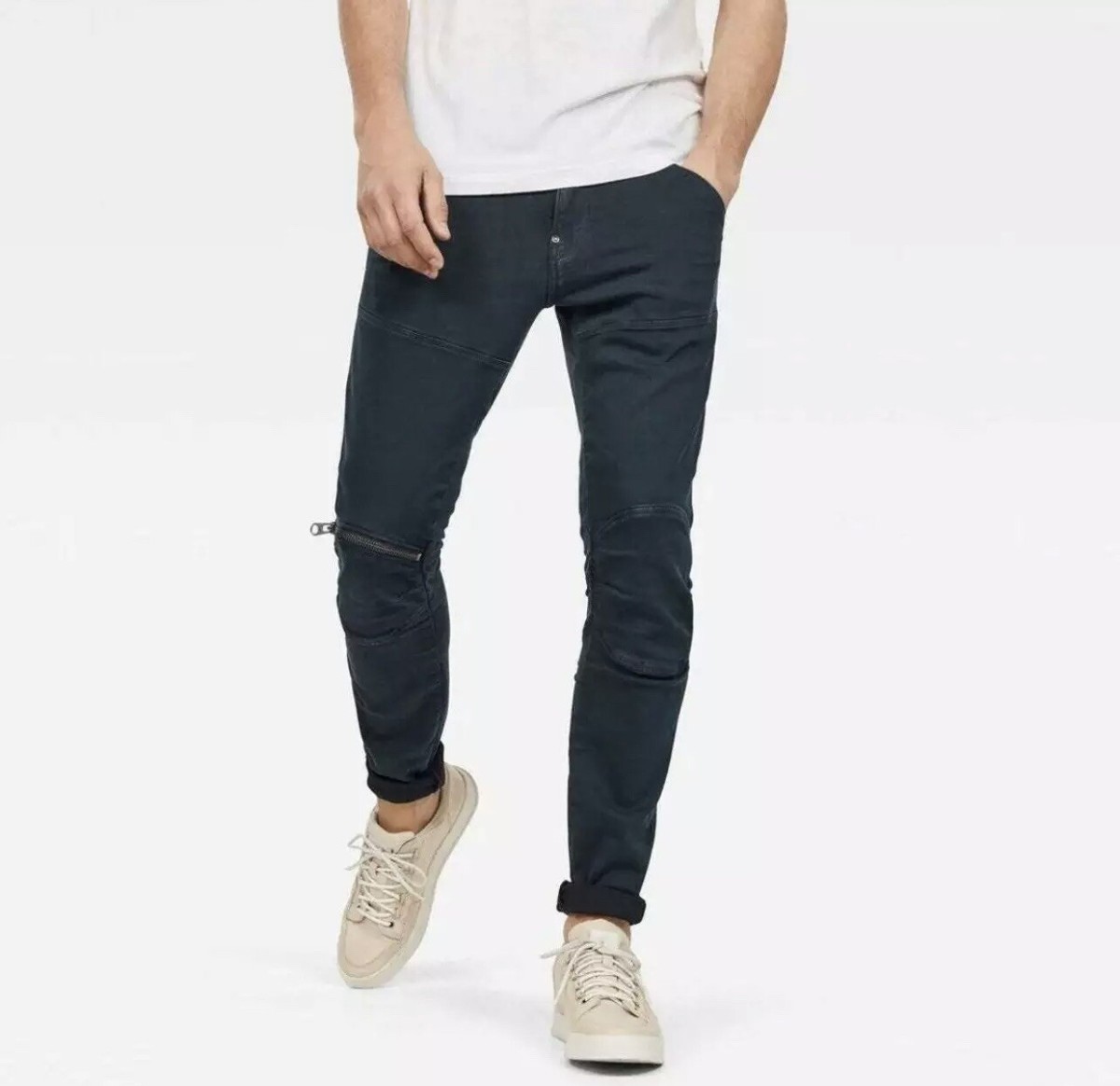 G-Star Raw 5620 3D Zip Knee Skinny Jeans Men's Size 33 x 34