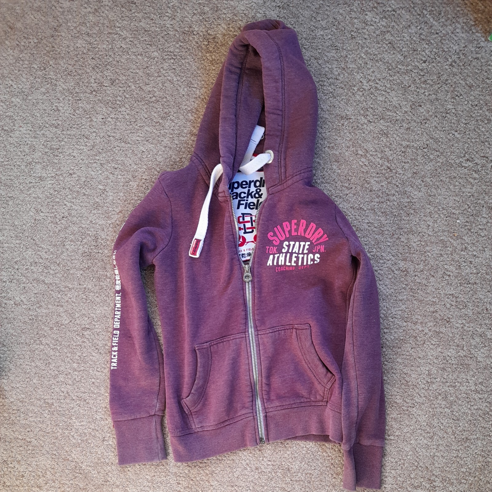 Superdry Track And Field Size Small Hoody