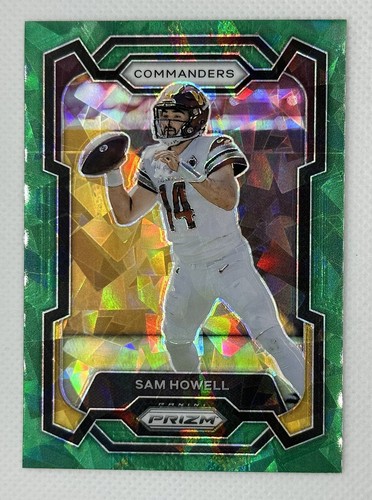 Sam Howell [Green Ice] #306 2022 Panini Prizm card