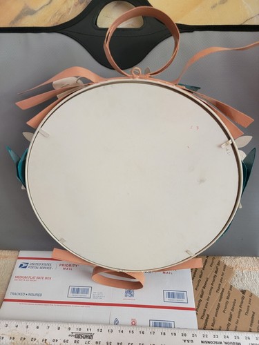 VINTAGE ITALIAN TOLE WALL MIRROR 22'' - Picture 15 of 15