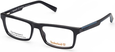 Timberland TB1720 001 Shiny Black Plastic Optical Eyeglasses Frame 53-17-145 RX