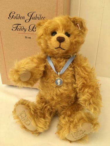 Steiff Japan teddy bear Classy red blonde 26 teddy bear 659867 L