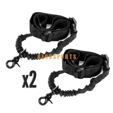 2 x One Single Point Sling Adjustable Bungee System Rifle Gun CarryTactical 1 pt