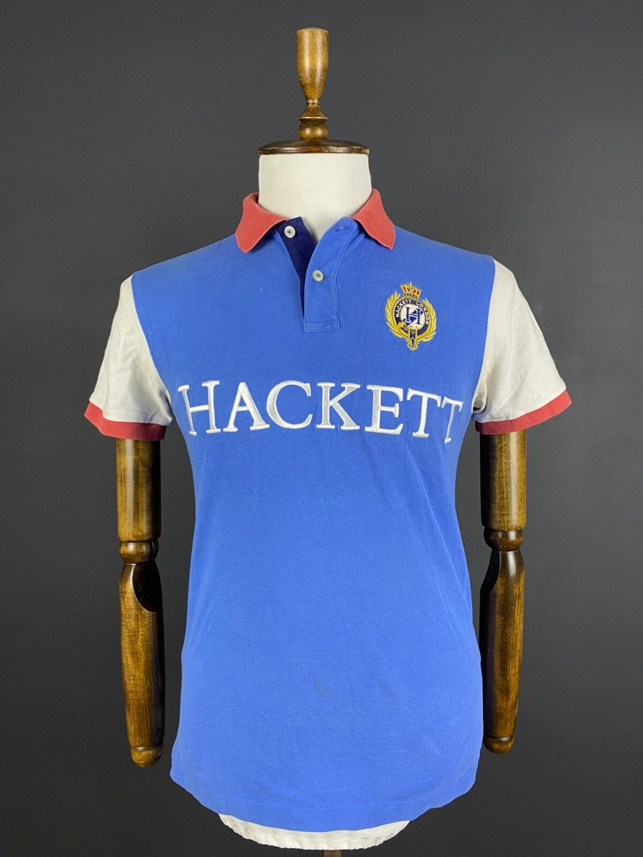 Hackett London Great Britan Embroidedres Classic Short Sleeve Polo