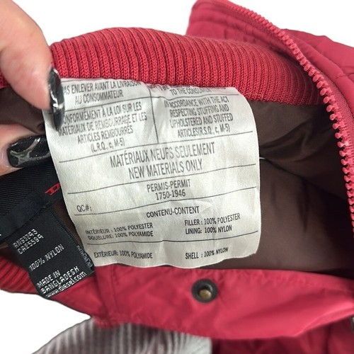 Diesel puffer vest pink red gorp core hiking mountains fall outdoors sz M - Picture 14 of 15