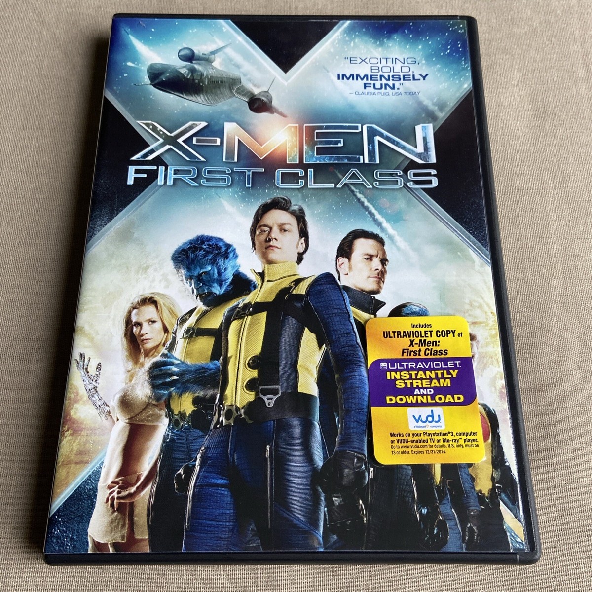 X-Men: First Class (DVD, 2011) Marvel Mutants James McAvoy Michael