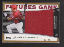 2010 TOPPS PRO DEBUT FUTURES GAME JUMBO JERSEY GOLD LONNIE CHISENHALL ROOKIE#/25