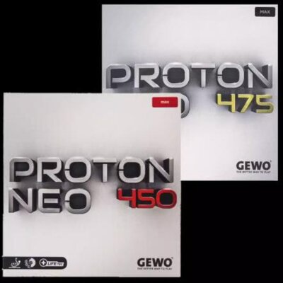 GEWO Pronton NEO Table Tennis Rubber 450/475 - red