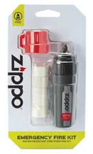 GENUINE ZIPPO EMERGENCY FIRE KIT WATERPROOF STORAGE CANISTER / BRAND NEW