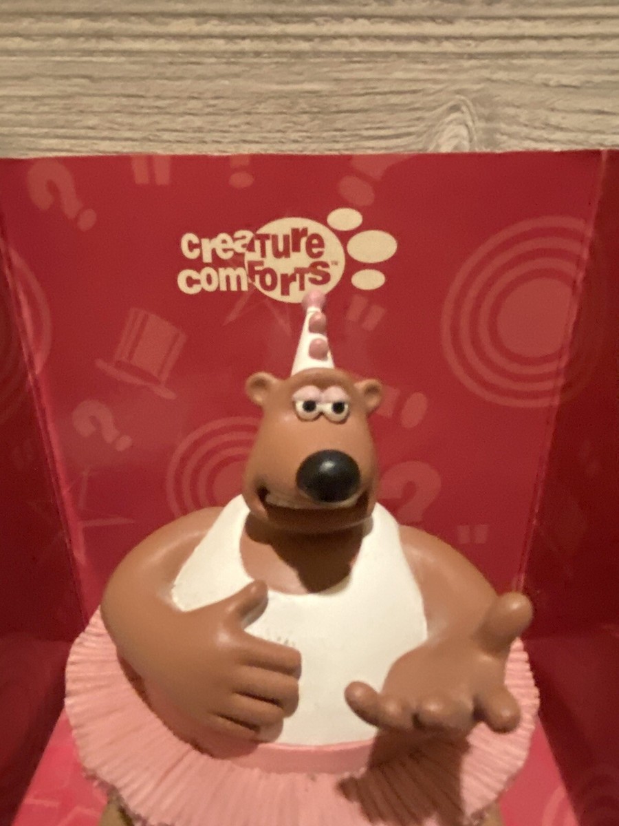 Alvin The Dancing Bear Creature Comforts Aardman 19107 Figure Toy (See  Details)