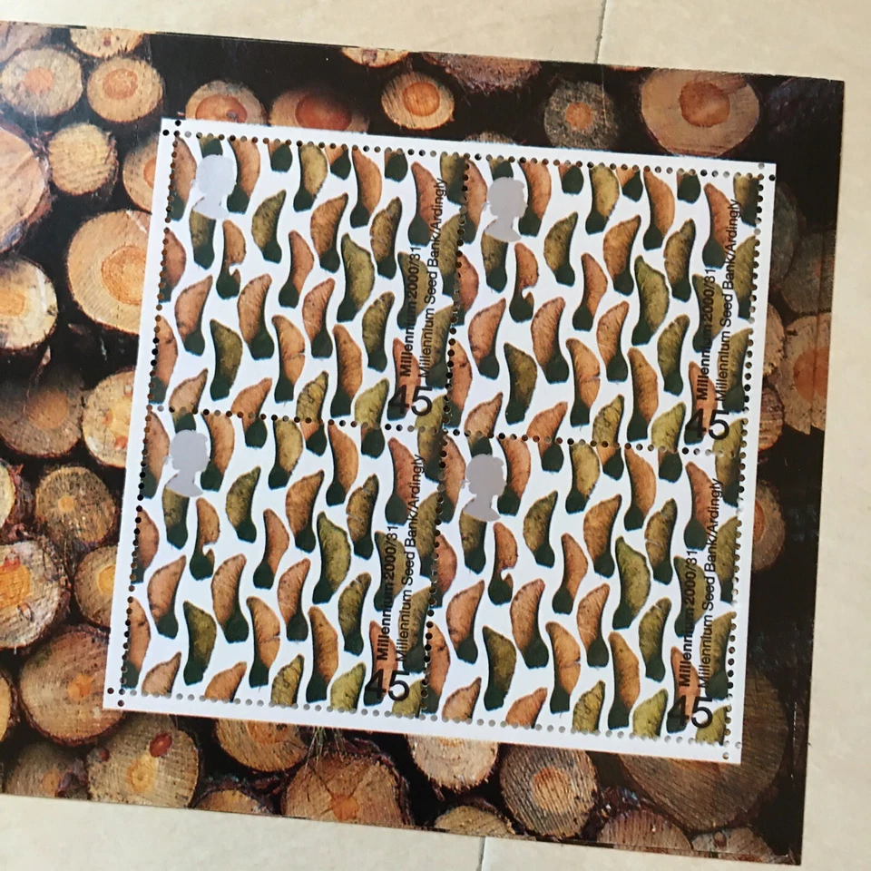 GB Stamps Mint Treasury of Trees DX26 2000 Prestige booklet pane 2 2159b WCP - Image 2 of 2