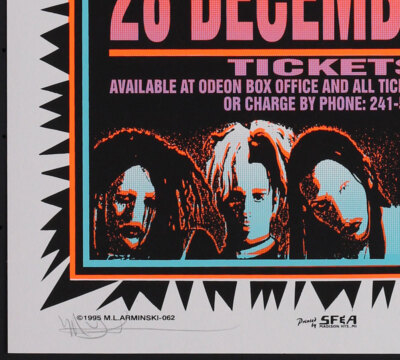 音楽ポスター プライマル・スクリーム 1994 シングル告知 ニューウェーブバンド『ハネムーン・キラーズ』1984年ドイツでのライブ