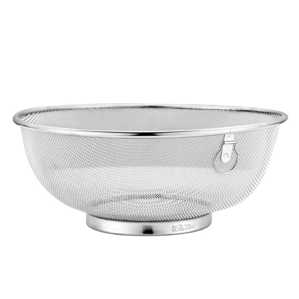 Bol Lave-riz En Inox - Passoire à Fond Incliné Pour Riz, Fruits Et Légumes, Grande Capacité