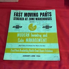 Fast Moving Parts  Stocked Warehouses Chevrolet 1966 Parts Reference Catalog