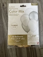 11 Inch Packaged Latex Balloons 15 Count