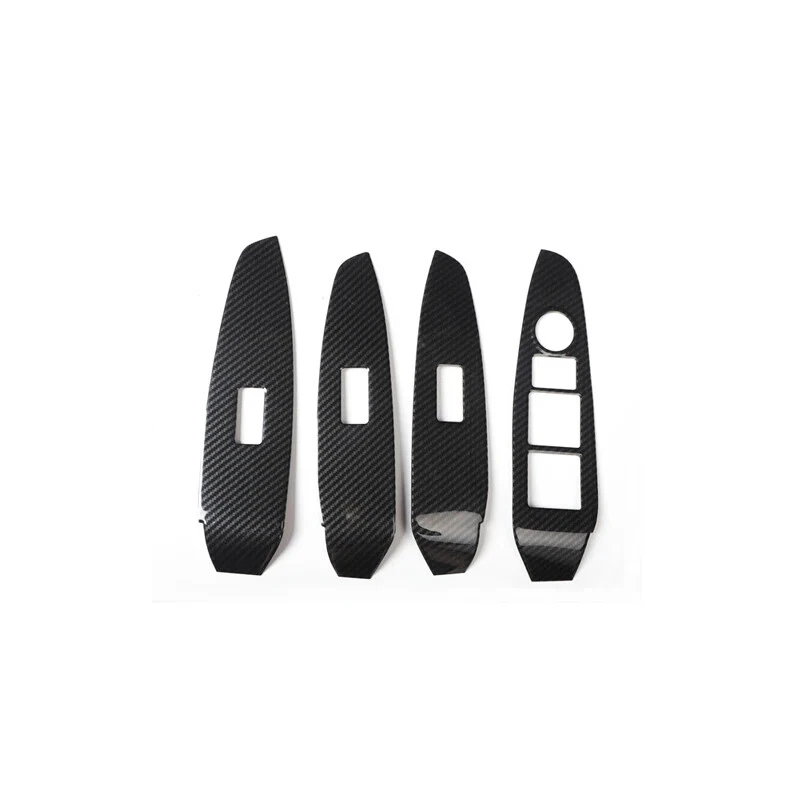 Adhesivo para adornos accesorios interiores de fibra de carbono ABS para Mazda Cx-5 Cx5 2013-2014 Foto 4 de 4