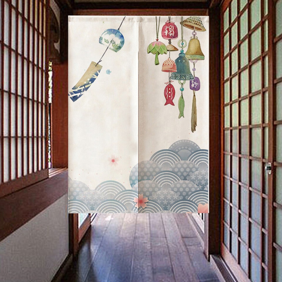 Japanese Curtain Antique Door Room Divider Blind Decoration eBay