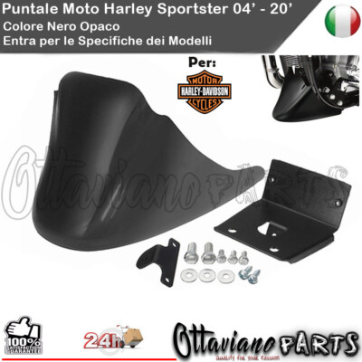 Puntale Moto Harley Sportster 1200 Iron 18'-20' Nero Opaco M300 | eBay