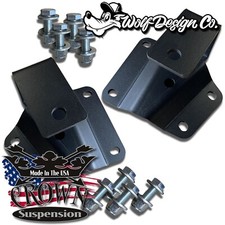 Lowering Kit 2 Rear Axle Drop Hangers 99-06 Sierra Silverado 1500 Gm Truck