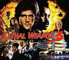 DATA EAST Lethal Weapon 3 LW3  pinball machine translite replacement