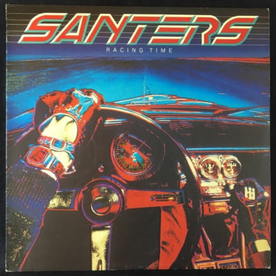 SANTERS RACING TIME 12'' VINYL ALBUM HEAVY METAL WORLDWIDE HMILP4 1982 HARD ROCK