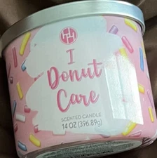 NEW ALDI HUNTINGTON HOME I DONUT CARE CANDLE-14 OZ