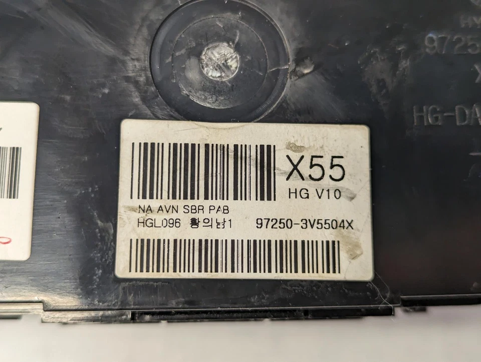 Controlador de aire acondicionado térmico Hyundai Azera 2012 972503V5504X OEM 12 13 Foto 3 de 4