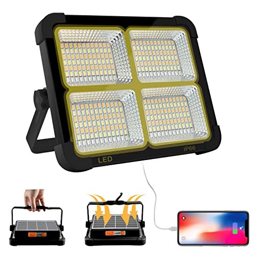 CosyEasy - Proiettore LED ricaricabile 100 W 10.000 lm, luce da lavoro, lanterna