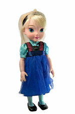 Disney Animators' Collection Toddler Elsa Doll Frozen 15 Inch Tall Ages 3 