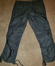 Vintage Black Sparkle Crest Jeans Women's size 17/18 36x30