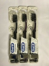 Oral-B Charcoal Whitening Therapy Toothbrush, Soft, 3 Pack, Asstd. Colors