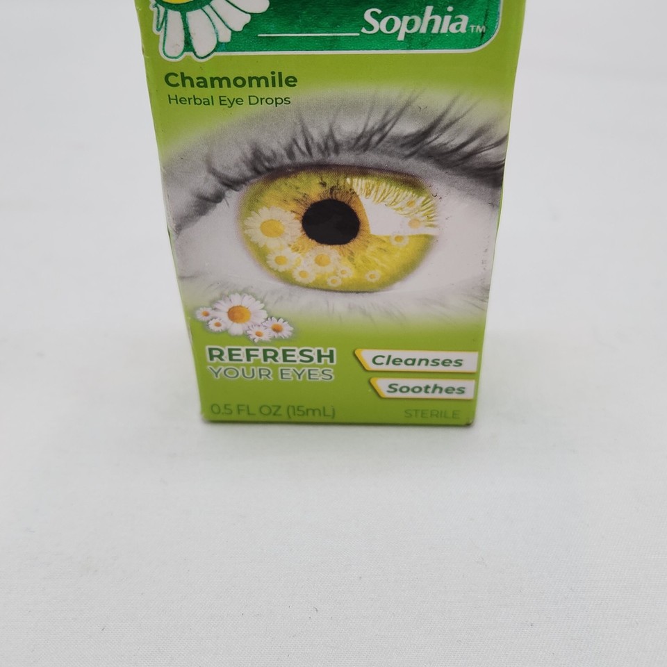 Manzanilla Sophia 15ml Chamomile Herbal Eye Drops Homeopathic Cleans