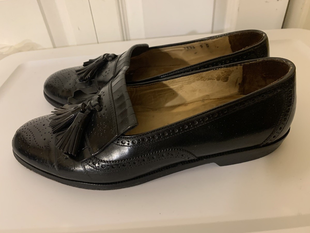 Cole Haan‎ mens sz 9D Black Leather Tassel Loafers kiltie Made in Italy BRAGANO Amazon.com | Cole Haan Men main image 4