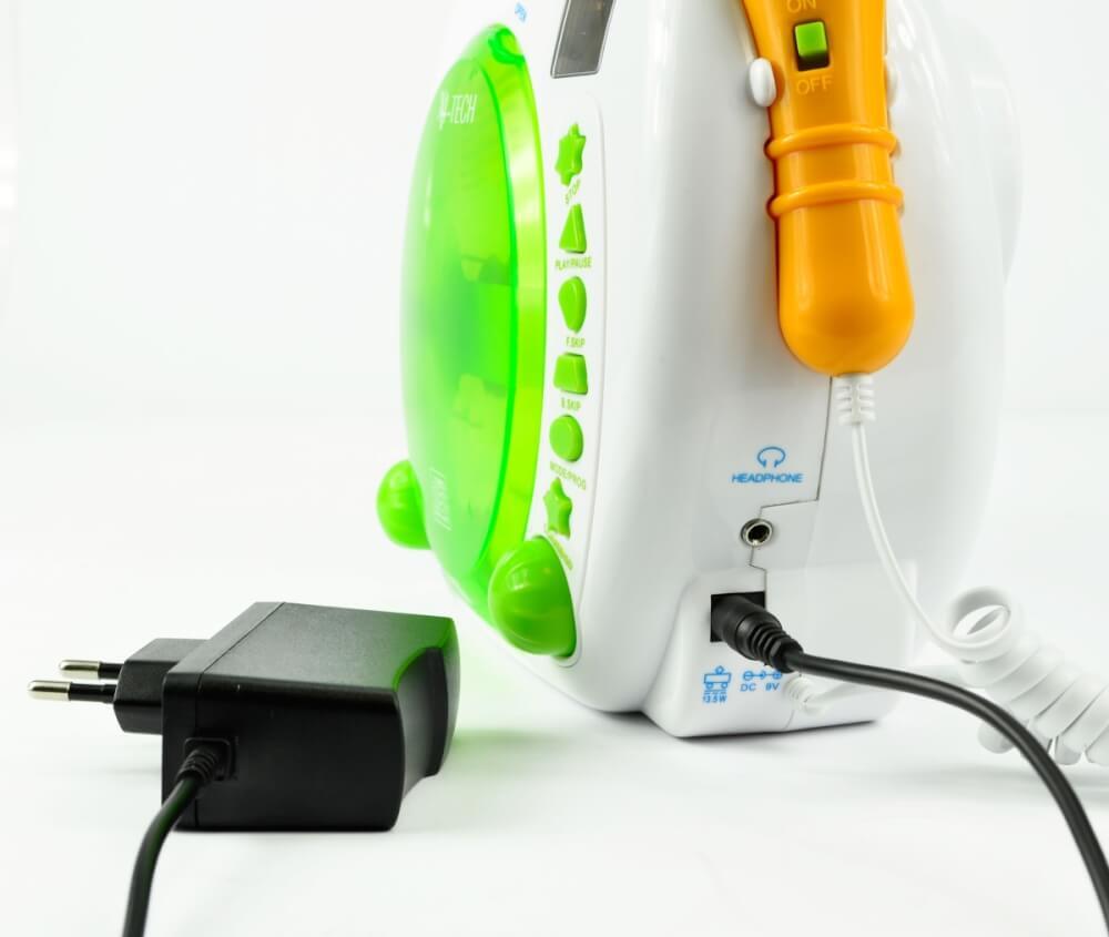 Thumbnail - Karaoke Cd-player Mp3 Mit Akku & Netzteil, Grün