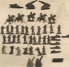 Lead miniature Military Figurines Lot of 45