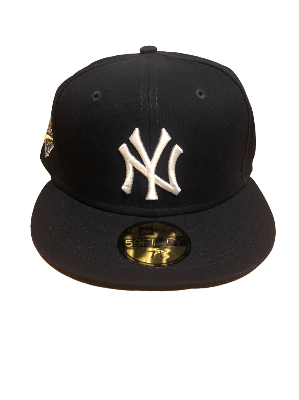 New Era New York Yankees 1996 World Series Patch 59FIFTY Fitted Hat Cap Size 7 1