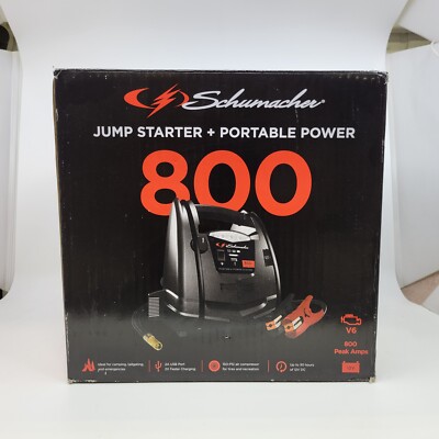 Schumacher SJ1583 Portable Power Station 800A Jump Starter 150-PSI 